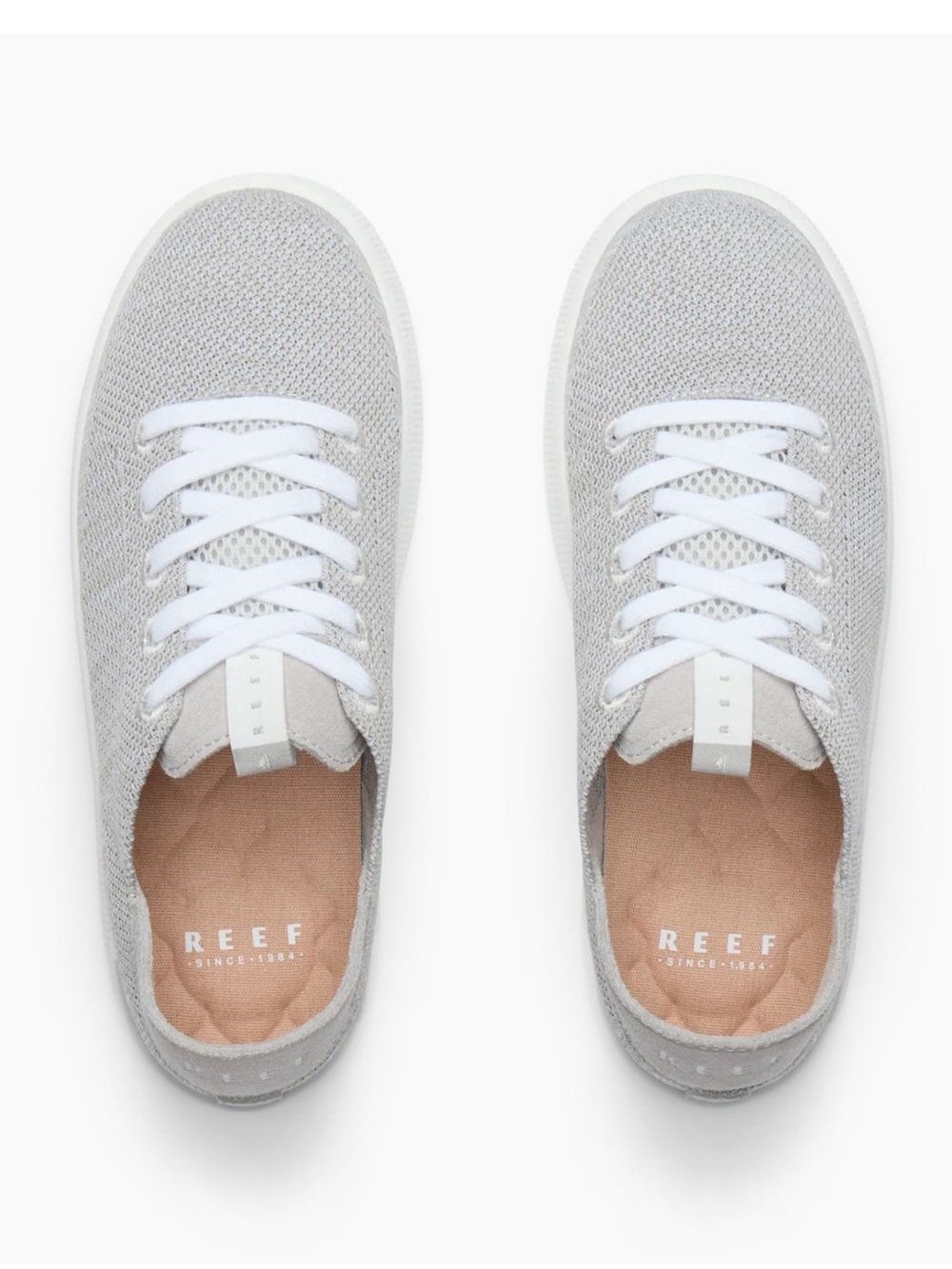 REEF Neptune
Women's Breathable Sneakers grey pink Size 9.5